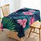 Tropical Tablecloth Palm Leaf Summer Luau Hawaiian Themed Indoor Outdoor Party Table